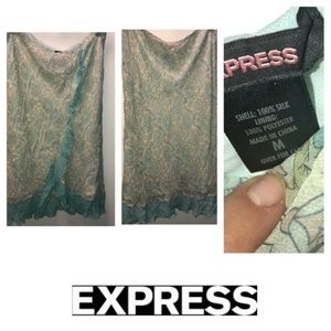 🔥HOT SALE🔥Express High Waisted Floral Wrap skirt